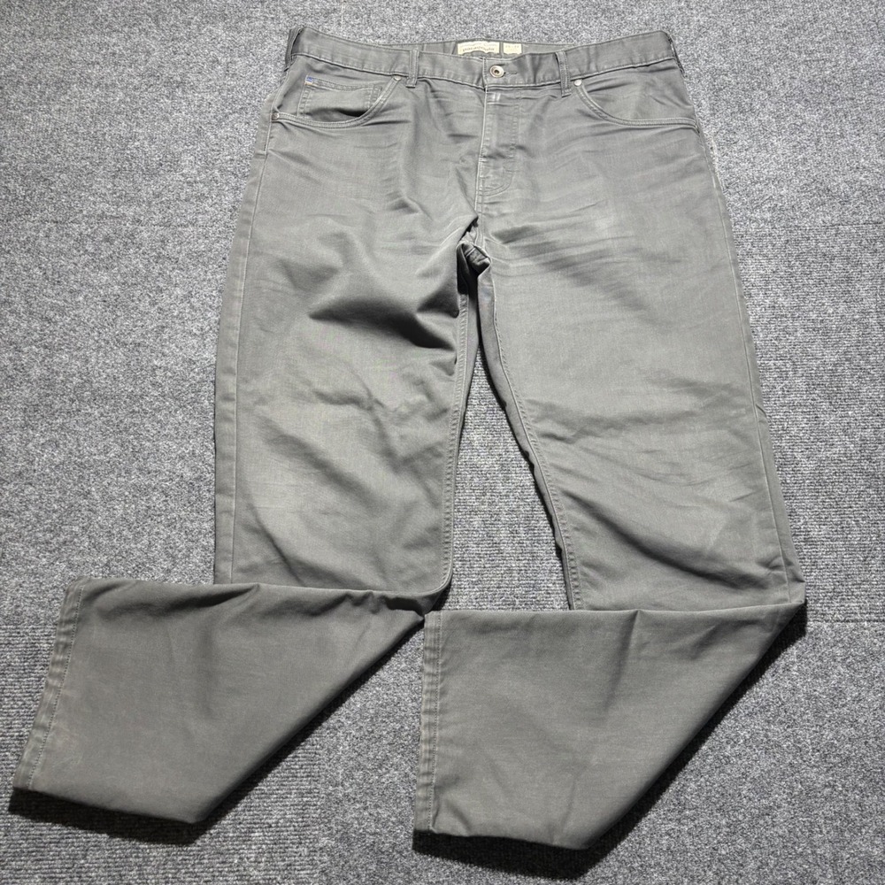Patagonia Mens Iron Clad Hemp Twill Pants Grey 38x31 Workwear Straight Leg